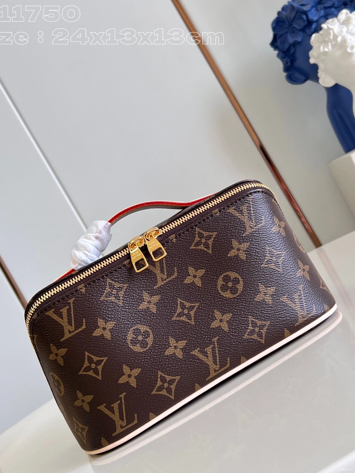 WIS LOUIS TOILETRY BAG-24*13*13CM VUITTON 0806